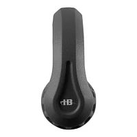 HamiltonBuhl® Flex-Phones™ Black Indestructible Foam Headphones