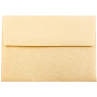 JAM Paper 4.37" x 5.75" Blank Greeting Cards Set with Parchment Envelopes