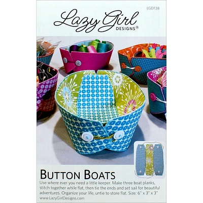 Lazy Girl Designs Button Boats Pattern