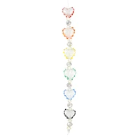 Multicolor Lampwork Glass Heart Bead Mix by Bead Landing™