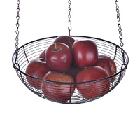 SunnyPoint Black 3 Tier Hanging Fruit Basket
