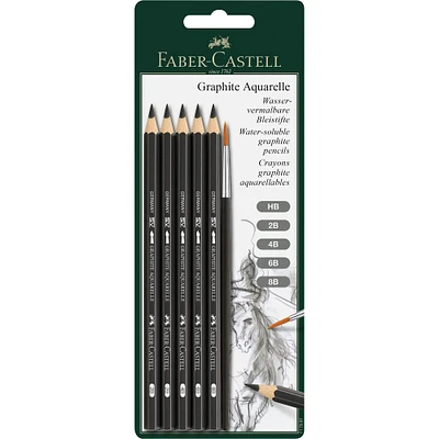 6 Pack: Faber-Castell® Graphite Aquarelle Set