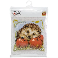 RTO Collection D'Art® Hedgehog Stamped Needlepoint Cushion Kit