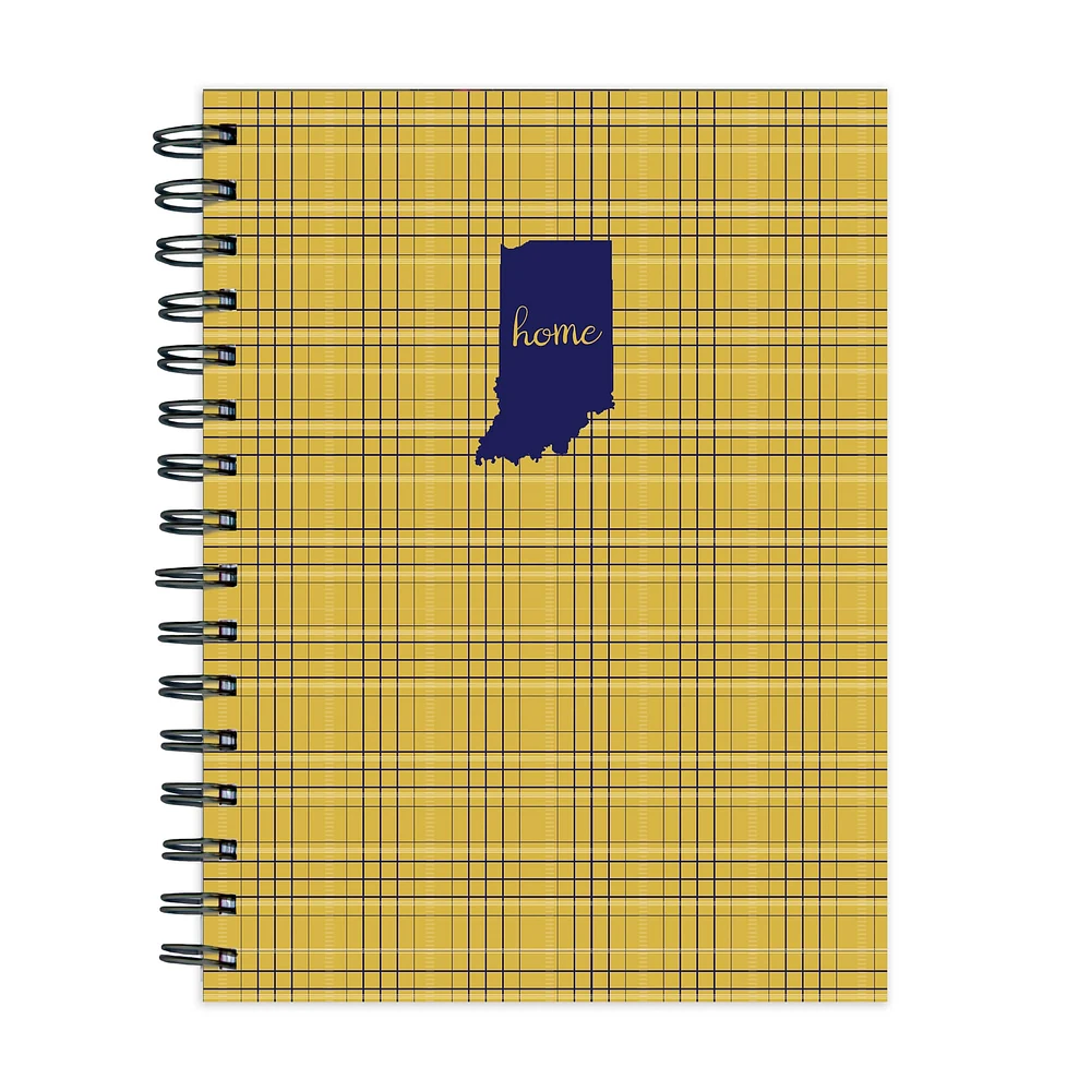 TF Publishing Indiana Golden Plaid Journal