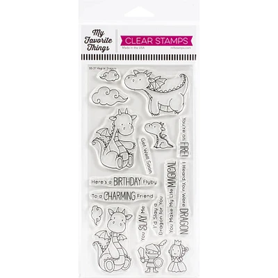 My Favorite Things® Magical Dragons Clear Stamps