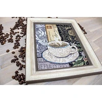 Letistitch Lion Coffee C Counted Cross Stitch Kit