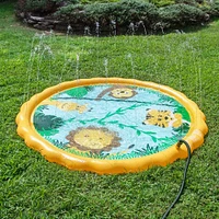 Swim Central 5ft. Inflatable Safari Children's Sprinkler Mat