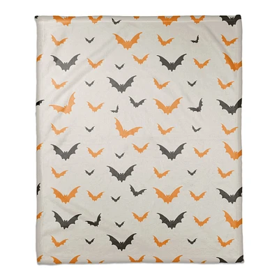 Halloween Bats Fleece Blanket