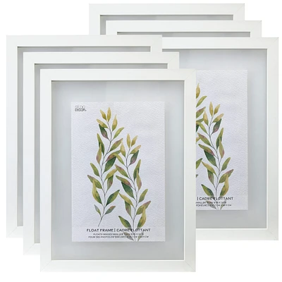 6 Pack: White, 18" x 24", Float Frame by Studio Décor®