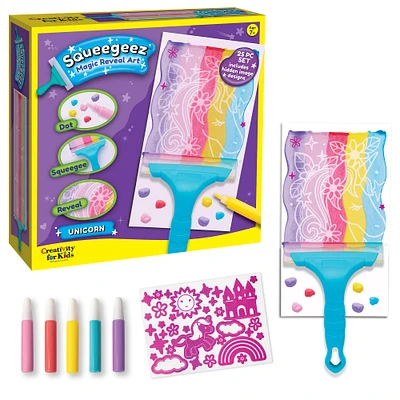 Creativity for Kids® Unicorn Squeegeez Magic Reveal Art