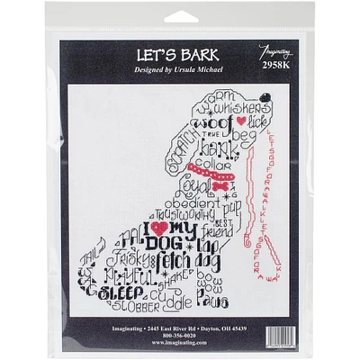 Imaginating Let's Bark Counted Cross Stitch Kit