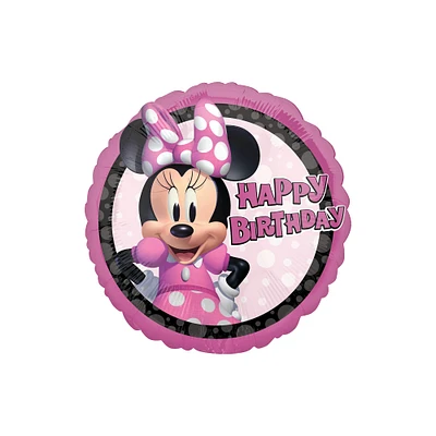 17" Minnie Birthday Mylar Balloon