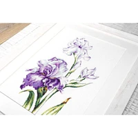 Luca-s Irises Counted Cross Stitch Kit