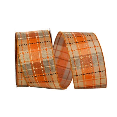 Reliant 2.5" Wired Plaid Field Ribbon