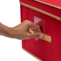 Simplify Red Holiday Jumbo Storage Box