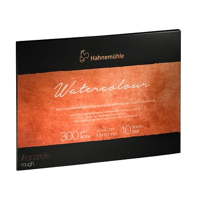 Hahnemuehle The Collection Watercolor Paper Block, 10 Sheets