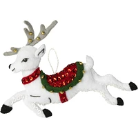 Bucilla® Festive Reindeer Felt Ornaments Applique Kit Set