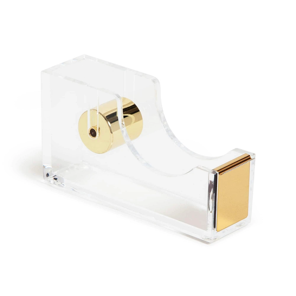 U Brands® Gold & Clear Acrylic Tape Dispenser