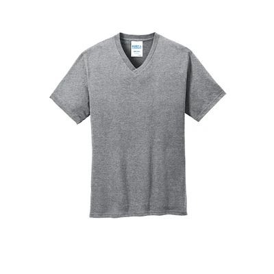 Port & Company® Men's Core Cotton V-Neck T-Shirt