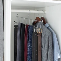 Organize It All Chrome 10 Hook Accessory Hanger