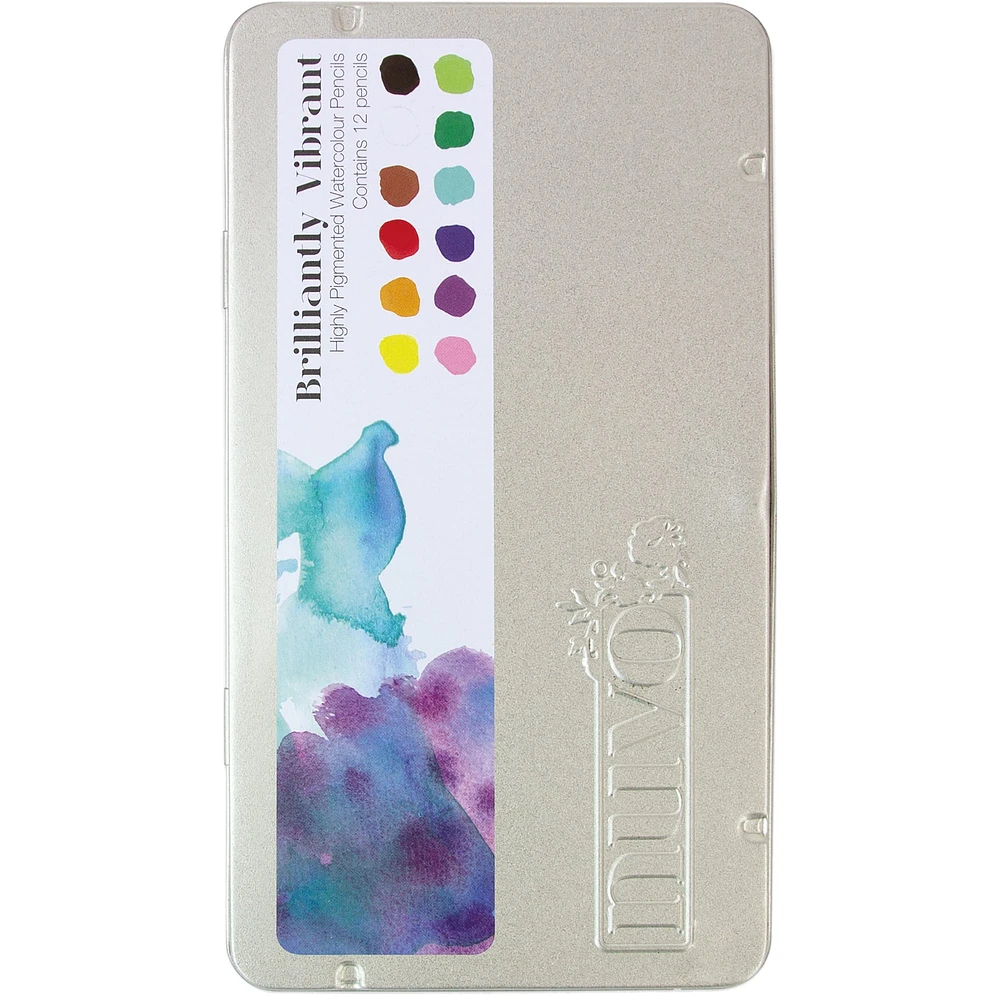 Nuvo Brilliantly Vibrant Watercolor Pencil Set