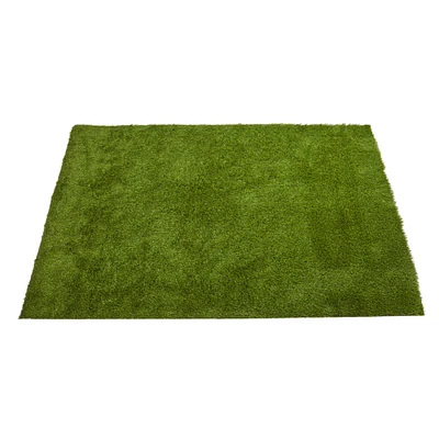 Green Professional Grass Turf Rug, 6ft. x 8ft.