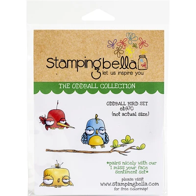 Stamping Bella Oddball Bird Set Cling Stamps