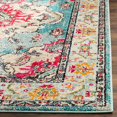 Monaco Border Medallion 2'-2" X 8' Area Rug