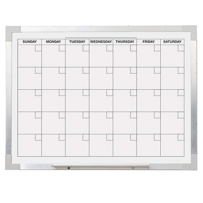 Aluminum Framed Magnetic Calendar Board