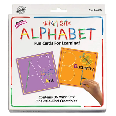 12 Pack: Wikki Stix® Alphabet Cards Set