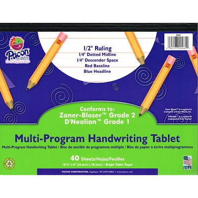 Pacon® Multi-Program Handwriting Tablet
