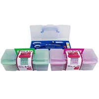Assorted Sew & Go Premium Sewing Kit in Caddy with Removable Tray