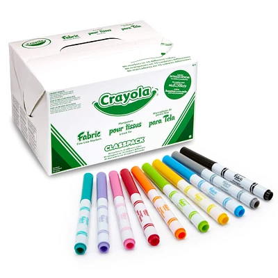 6 Packs: 80 ct. (480 total) Crayola® Fabric Markers