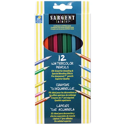 6 Packs: 6 Packs 12 ct. (432 total) Sargent Art® Watercolor Pencils