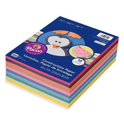 Pacon® Rainbow Construction Paper, 500 Sheets
