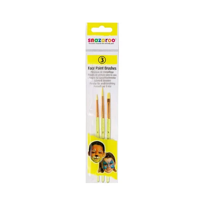 12 Packs: 3 ct. (36 total) Snazaroo™ Face Paint Brushes