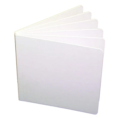 White Hardcover Blank Book, 6 Count