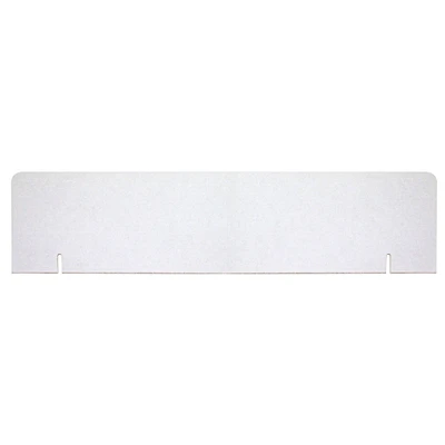 White Presentation Headers Display, 36" x 9.5", 24 Pack