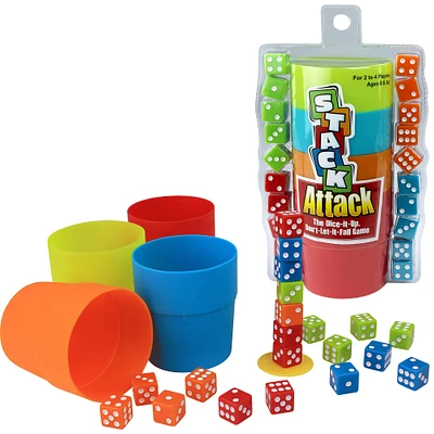 Stack Attack™ The Dice-it-Up, Don't-Let-it-Fall Game™