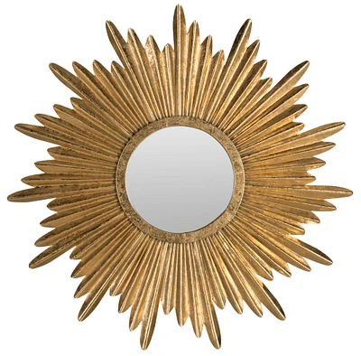 Josephine Sunburst Mirror in Antique Gold