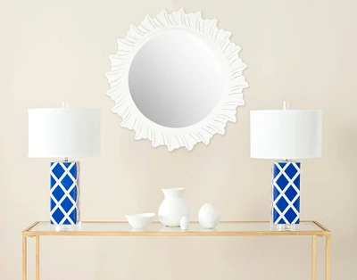 By The Sea Mirror in Antique White