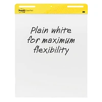 Post-it® Super Sticky Easel Pad, 25" x 30", White - 30 Sheets/Pad, 2 Pads
