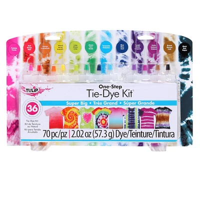 6 Pack: Tulip® One-Step Brights Tie-Dye Kit®, Large