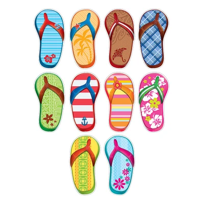 Flip Flops Accents, 30 Per Pack, 6 Packs