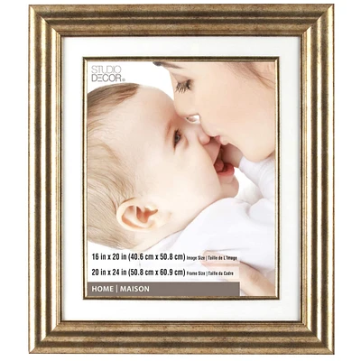 4 Pack: Champagne Frame, 20" x 24" With 16" x 20" Mat, Home Collection By Studio Décor®