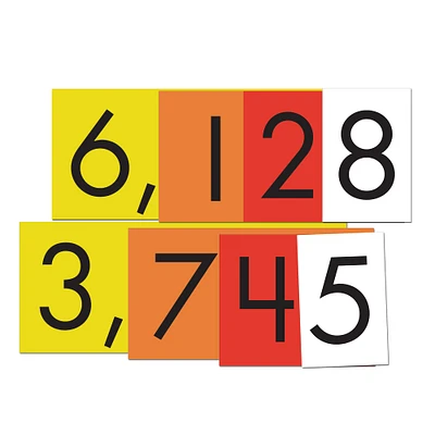 Sensational Math™ 4-Value Whole Numbers Place Value Cards, 6 Sets
