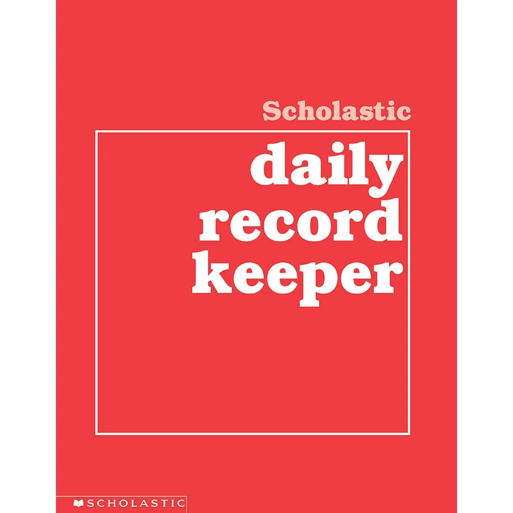 Scholastic® Daily Record Keeper, Pack of 4