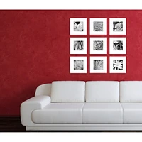 Gallery Perfect™ 9-Piece Frame Kit, White