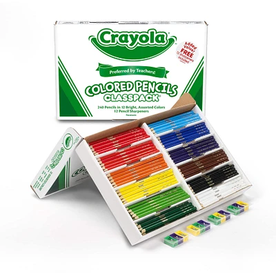 6 Packs: 240 ct. (1,440 total) Crayola® Classpack® Colored Pencils