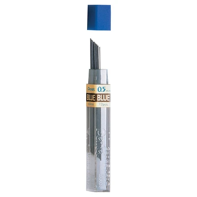 Refill Fine Lead Blue (0.5mm), 12 Per Tube, 24 Tubes